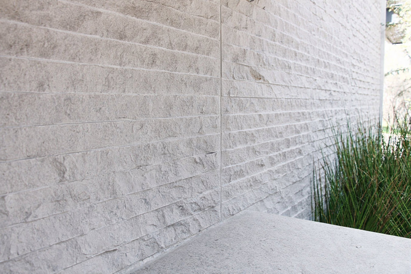 Concrete block walls